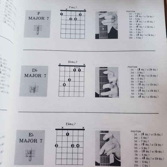 Ronny Lee Guitar Chord Dictionary Over1500 Chords Diagrams & Musical Notations - Picture 5 of 5